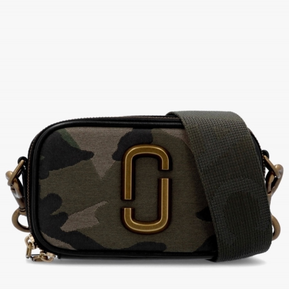 NWT Marc Jacobs Snapshot Camo Bag Crossbody Adjustable Strap Designer Bag